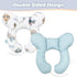 Zdbdbd Baby Travel Pillow, U-Shape Pillow for Car Seat and Stroller Use, Lightweight Baby Travel Accessory (Sky