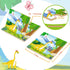 Puzzles for Kids Ages 4-6, 10 Pack of 20 Piece Wooden Jigsaw Puzzles for Toddlers, Educational Toys