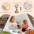wilwolfer Kids Teepee Tent for Girls or Boys with Carry Case, Foldable Play Tent for Toddler Suit for Indoor
