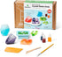 KiwiCo Crystal Geode Soapmaking Kit | Complete Set Includes Beaker, Clear Soap,
