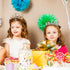Lovelyshop Colorful Gems Silver Rhinestone Tiara for Kids, Birthday Princess Crown