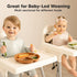 KeaBabies 3-Pack Suction Plates for Baby, Toddler - 100% Silicone Divided Plates, BPA-Free, Microwave & Dishwasher Safe