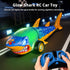 2.4Ghz 3 4 5 6 suangrc RC Shark Car Toy for Kids, Remote Control Shark with Swinging Tail, Shark Toy with LED Lights