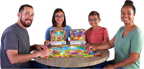 RoseArt - Color Palette - 1000 Piece Jigsaw Puzzle for Adults - Tiki Bar Paradise
