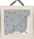 Set, 100% 35x35 10x10 Ely's & Co. Baby Hooded Towel and Wash Cloth Thick Absorbent Cotton Terry, for Newborn Baby Boy