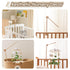 Moyii 360 Wooden Baby Mobile Arm for Crib Adjustable Beech Wood Mobile Holder, Foldable Baby Mobile Hanger