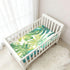 Bseiialft 52 28 Palm Leaves Tropical Crib Sheets for Boys Girls Soft and Breathable Cotton Baby Sheets for Standard