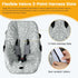 100% 0-12 Orzbow Infant Car Seat Cover Liner, Cotton Baby Seat Protector Cover, Universal Fit Carseat Liner for Travel