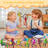 Wririwud 6PC,Toys 3 4 5 6 7 8 9,Christmas Robot Sensory Travel Roadtrip Toys for Kids with Autism, Suction Autism Pop
