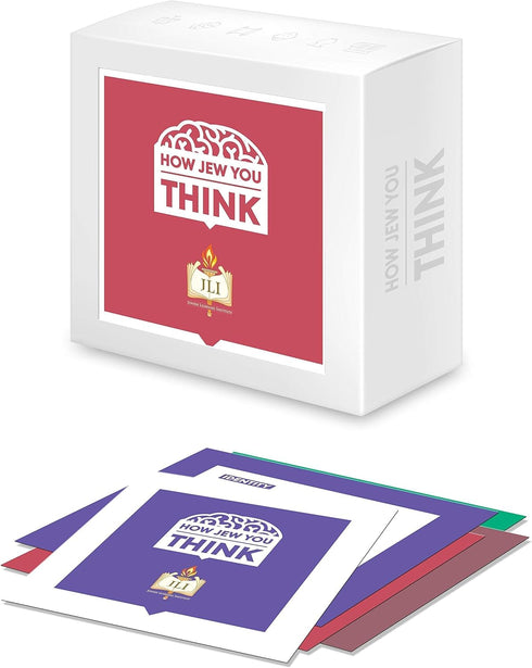 How Jew You Think: 40 Question Cards, Conversation Starters, Icebreaker Game, and Host Gift