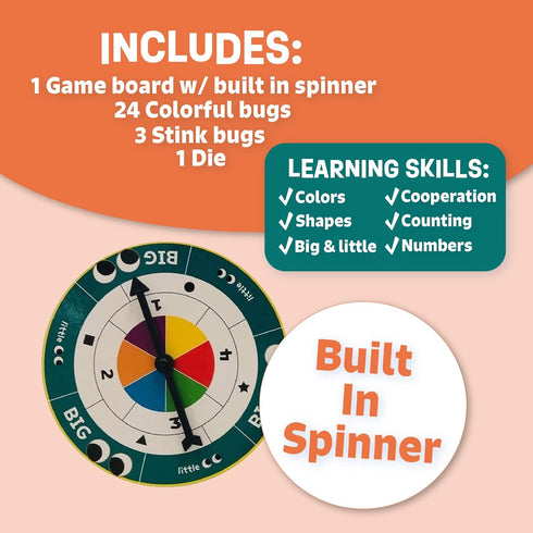 2 4 3+ Peaceable Kingdom Snug as a Bug in a Rug Award Winning Cooperative Preschool Skills Builder Game for to Kids
