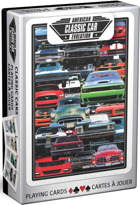 American Muscle Cars Playing Cards Deck by EuroGraphics - 54 Classic Images
