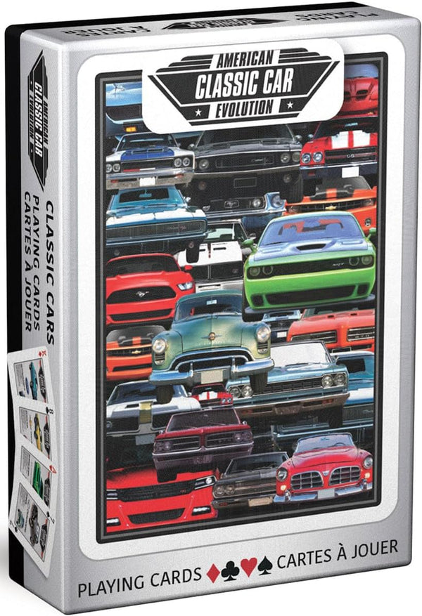 American Muscle Cars Playing Cards Deck by EuroGraphics - 54 Classic Images
