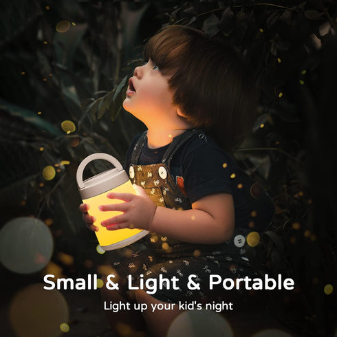 Light,10 Colors+8 Dimmable Room,1800mAh One Fire Night Light for Kids Night Baby Night Lights for Nursery
