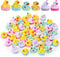 Vinsot 12 Pcs Cruise Rubber Ducks in Bulk Candy Pastel Mini Rubber