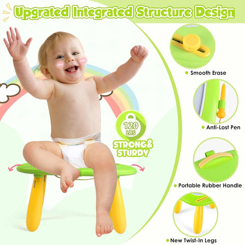 1 2 3 Smasiagon Toddler Girl Boy Toys,Magnetic Drawing Board for Toddlers,Early Learning Doodle Board Writing Painting