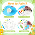 2 Pack Water Coloring Books for Toddlers, Mess Free Painting Set for Kids 3-6, Dinosaur & Animals Art Supplies for Gifts