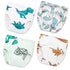 Joyo roy 4 Pack Soft Potty Training Pants for Boys, 3T Reusable Toddler Underwear, Waterproof Dinosaur Pee Pants