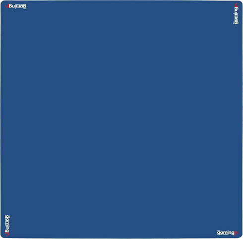The Gaming Mat Company Poker, Dominoes, Bridge & Mahjong Table Mat - Blue 33" x 33" Premium Gaming Mat