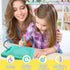 2-in-1 Double-Sided Magnetic Drawing Board for Kids & Toddlers Magnet Doodle Board with Beads, Magnetic Dot Art Toys