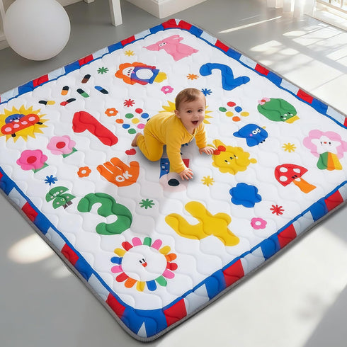 RONGFA Baby Play Mat for Floor, 50'' x 50'' Thicken Foam Soft