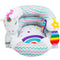 Lovvie & Joy 2-in-1 Tummy Time Mat & Seated Support Pillow,Baby Tummy
