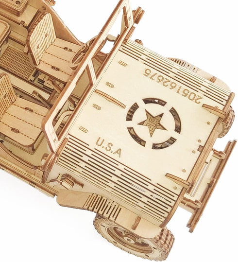 3D Wooden Puzzle Off-Road Vehicle Building Model Kits - Wooden STEM DIY Brain Teaser Puzzle - Birthday Gifts for Teens