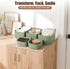 VIRETH HAUS 5-Pack 2 Closet, Small Woven Rope Storage Baskets Sizes Organizer Bins for Shelf, Bookshelf, Nursery
