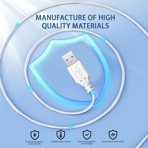 MEROM Momcozy M5 4.9FT Charger Compatible with Hands Free Baby Breast Pump Replacement Power Adapter Cord White