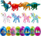 Anditoy 8 Pack Jumbo Unicorn & Dinosaur Deformation Eggs Prefilled Plastic Easter Eggs