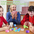 200 Pcs 1.45 Inch Poker Chips with Storage Box for Kids Math Counting Card Game Counters
