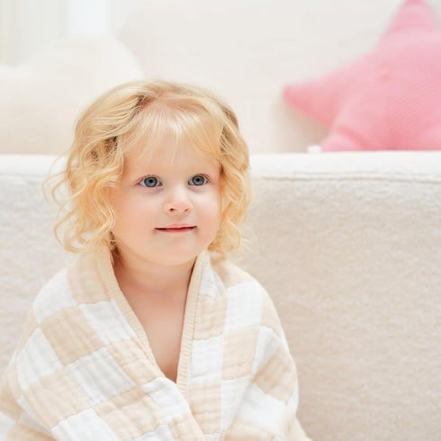 Ultra Soft Muslin Baby Blanket, Made of Viscose from Bamboo, A Versatile Swaddle and Bed Blanket for Babies, Toddlers, Boys, and Girls (1 Pack). by HardNok