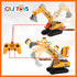 RC Toys Construction Excavator Car, Kids Birthday Gift for Boys & Girls 4-9 Years, Best Toddler Sand Play Vehicle