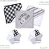 Set 23 Set The Peanutshell Hooded Bath Towel and Wash Cloth for Baby Boys or Girls - Piece Unisex - Black Plaid