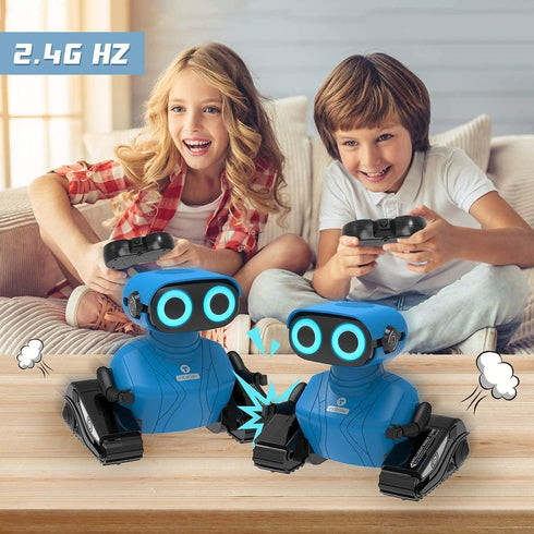 2.4Ghz 3 4 5 6 7 8 KaeKid Robots for Kids, Remote Control Robot Toys with LED Eyes & Flexible Arms, Dance & Sounds, RC