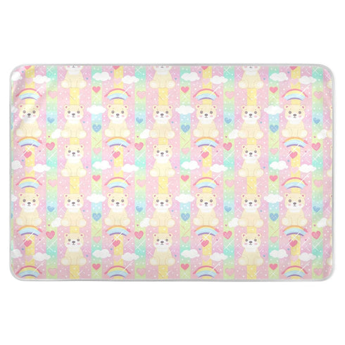 siphylline Polar Bear Cartoon Extra Large Resuable Changing Pad Covers Waterproof Washable Sheet