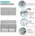 KJR Elbow Set Bath Kneeler and Rest Pad for Baby Bathing, Thick Quick Drying Memory Foam Kneeling Mat with Toy