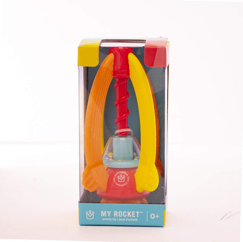My Rocket Baby Rattle & Teething Toy by Manhattan Toy