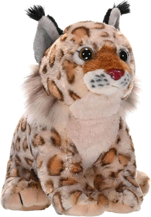Wild Republic Bobcat Plush - Stuffed Animal Toy - Cuddlekins 12 Inches - Gifts for Kids