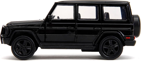 Pink Slips 1:32 W1 Mercedes Benz G Class 4x4 Die-Cast Car, Toys for Kids and Adults in Black