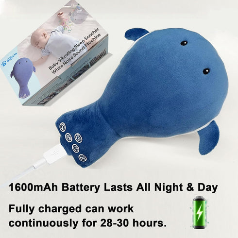 Olfjurk 3 26 Setting, Baby Vibrating Sleep Soother, Portable White Noise Machine for Baby Adult, Adjustable Vibration