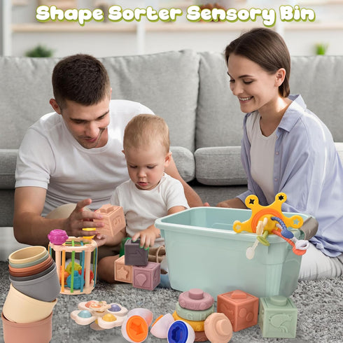 Majabike 6 12 7 1 1-3 Baby Toys to Months in Montessori Teething Toys Sorting Sensory Educational Learning Gift