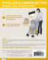 Jeep Mosquito Net for Strollers, Universal Bug Cover for Car Seat and Infant Carrier - White
