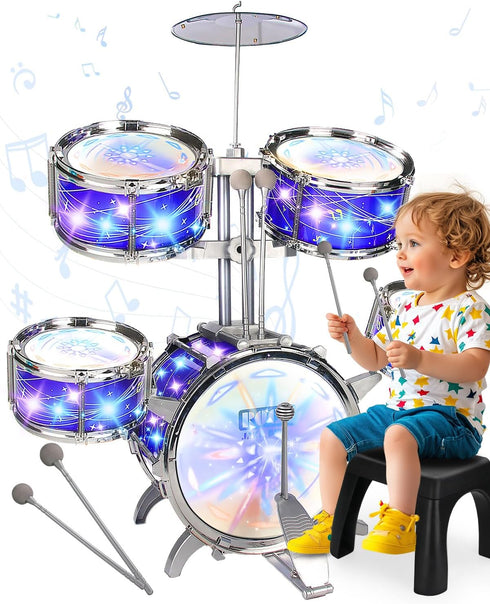 ZFSZSY Kids Drum Sets for 2-5, Drum Set for Toddlers 1-3, Mini Baby