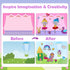 ZMLM Foil Fun Art Kit for Kids: Foil Art Crafts Princess Unicorn Gift for 4-9 Year Old Girls, Mess Free Art Supplies