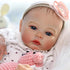 18 Inch 3+ KSBD Reborn Baby Dolls - Realistic Baby Doll Girl, Real Life Baby Dolls with Cute Soft Vinyl Body, Real Baby
