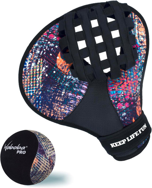 Waboba Catch Water Glove Pro Set, Water Bouncing Ball for Beach Games & Swimming Pool, Baseball Style Mitt for Catching