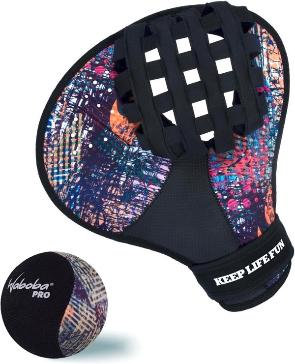 Waboba Catch Water Glove Pro Set, Water Bouncing Ball for Beach Games & Swimming Pool, Baseball Style Mitt for Catching
