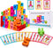 GUKAZH Educational Toys 40PCS Wooden Number Building Blocks Stacking Toys for Kids, Math