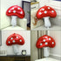 Sliverdew 3Pack 31'' Mushroom Foil Balloon,Mushroom Birthday Party Supplier Fairy Princess Birthday Woodland Theme
